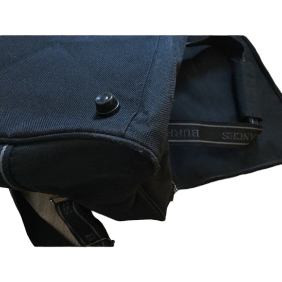 BURBERRY Fragrances Weekender Duffle Bag Black Signature Handles Shoulder Strap - Picture 10 of 13